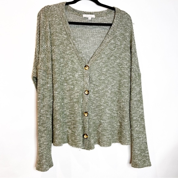 Eri + Ali | Waffle Knit Cardigan - Picture 2 of 4